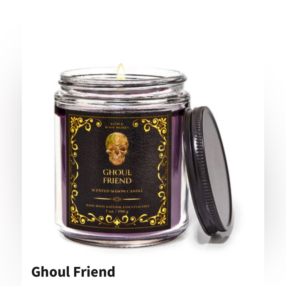 Bath & Body Works Halloween Novelty Single Wick Candle Ghoul Friend